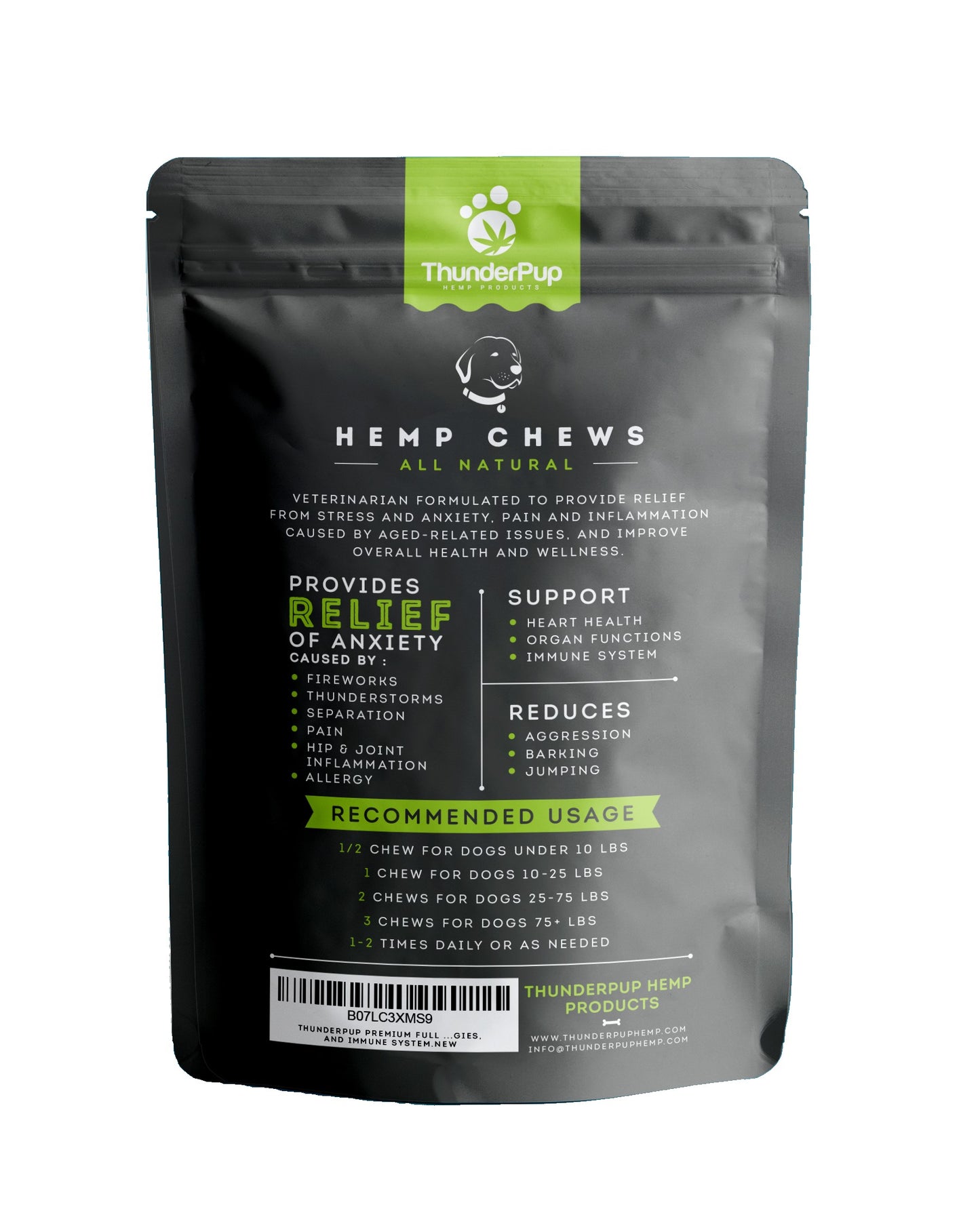 ThunderPup Premium Hemp Soft Dog Chews